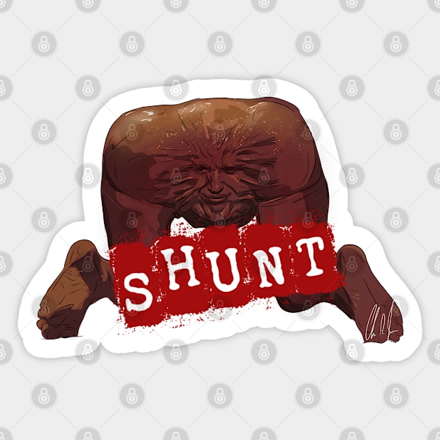 Society: SHUNT Sticker by 51Deesigns